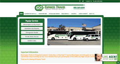 Desktop Screenshot of goexpresstravel.com