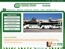 Tablet Screenshot of goexpresstravel.com